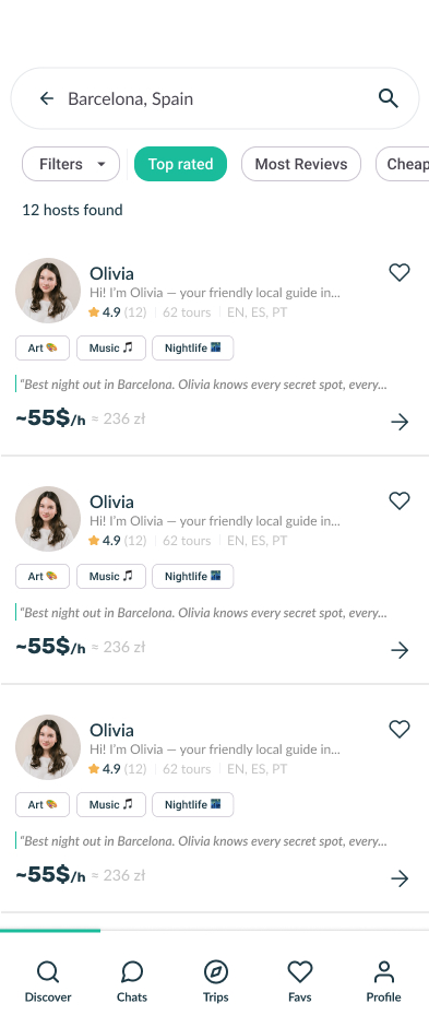 Browse hosts